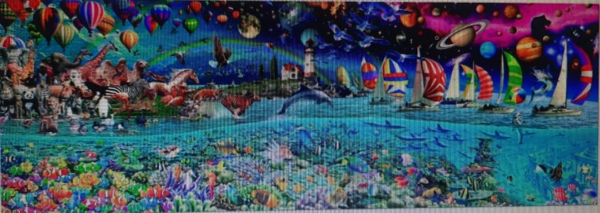 Çerçeveli 3000 parça puzzle