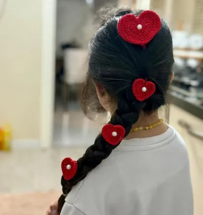 Kalpli Örgü Saç Bandı